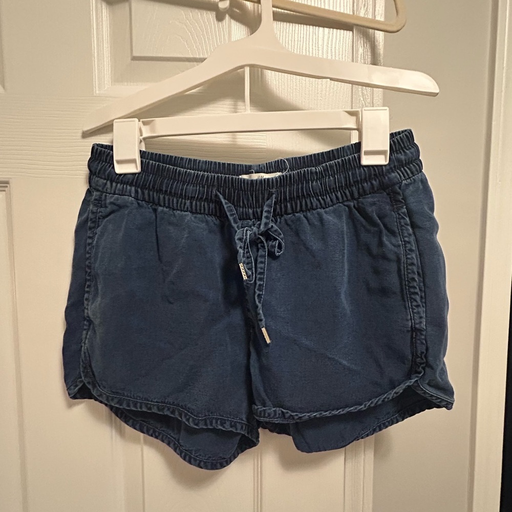 H&M Blue “Denim” Shorts with Adjustable Fit